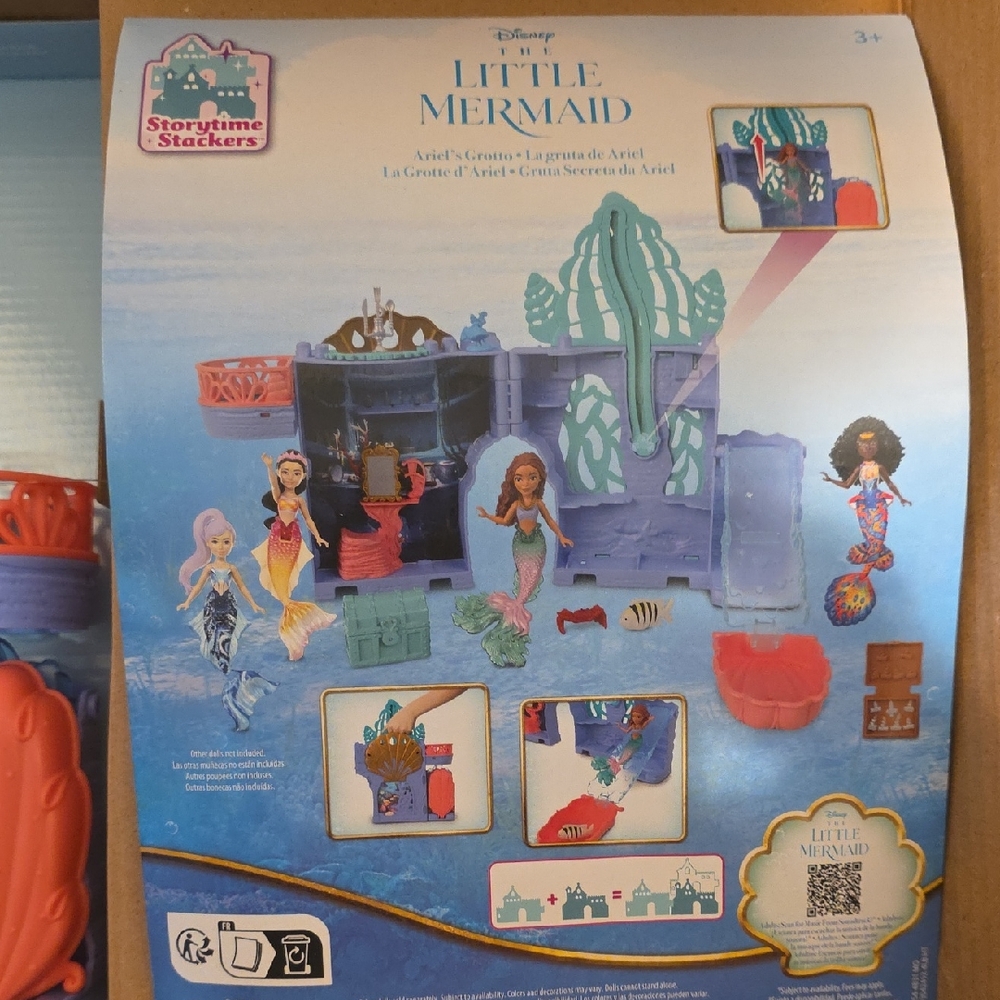 Disney Little Mermaid Ariel's Undersea Adventure Playset - Blue and Purple